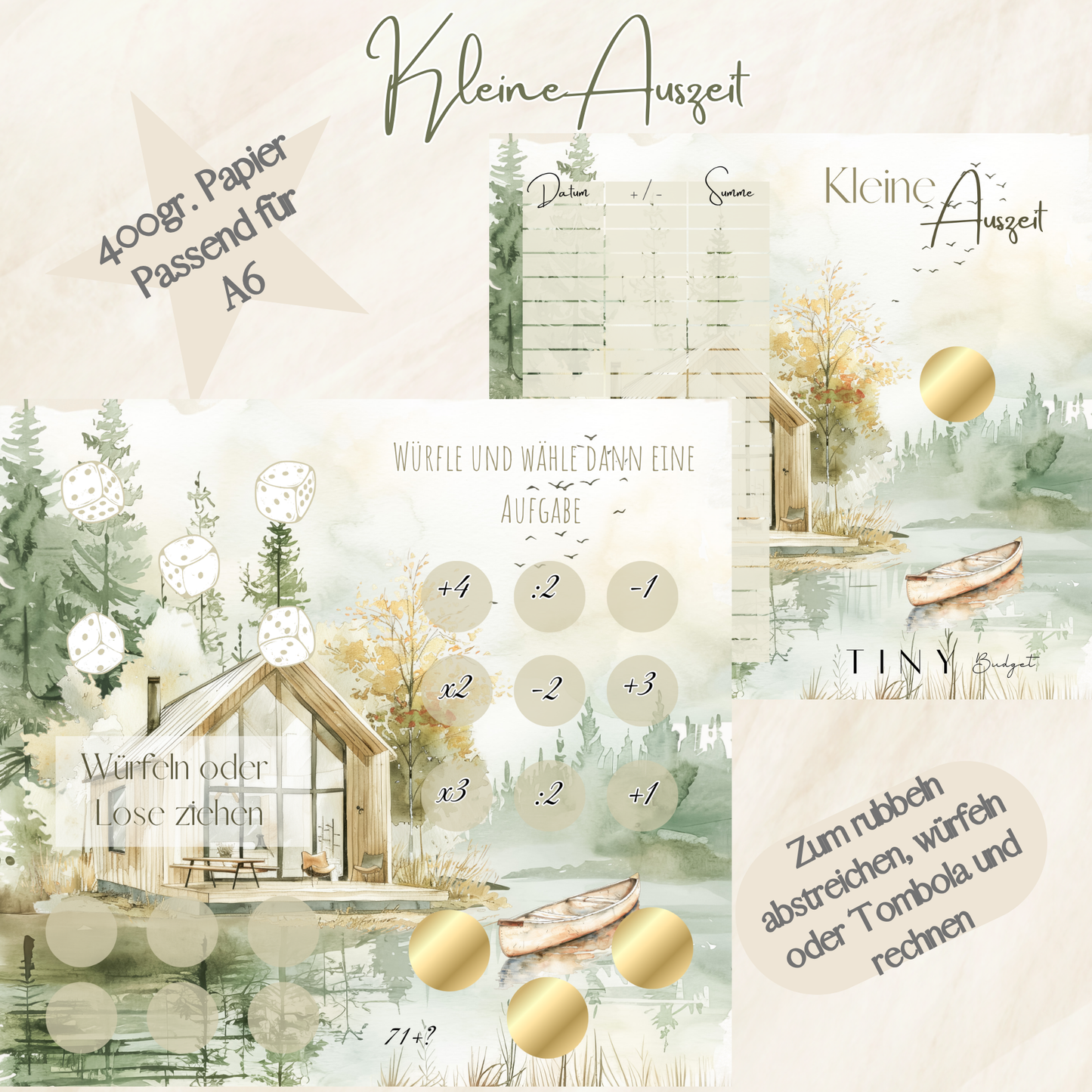 Kleine Auszeit (ohne Lose)