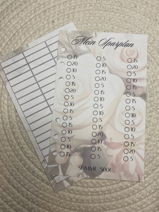 Mein Sparplan ( Adventskalender Nr.5 )