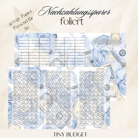 Nachzhalungs Sparer Foliert