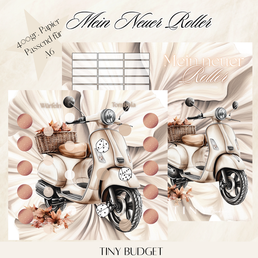 Mein neuer Roller Klappkarte