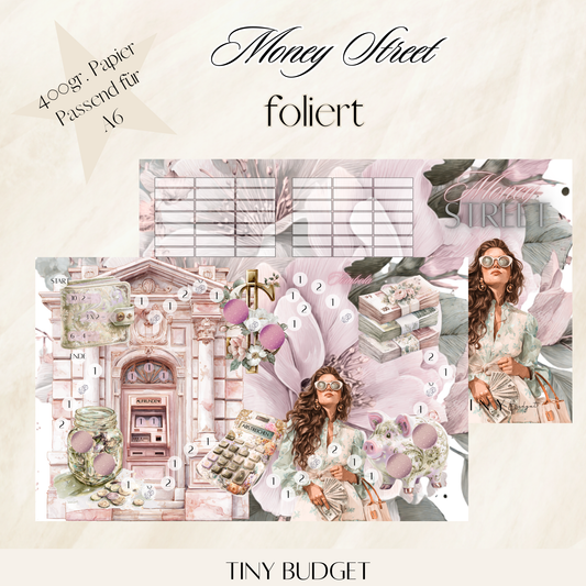 Money Street 3 er Klappkarte